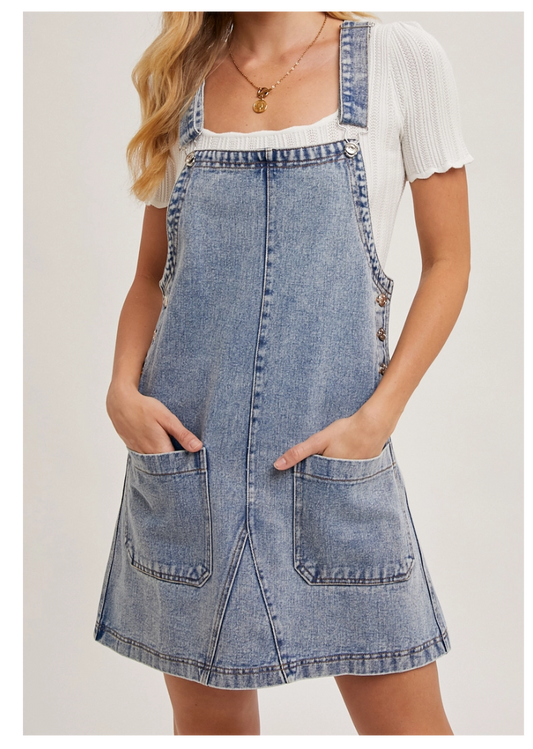 Blue Bay Overall Dress
