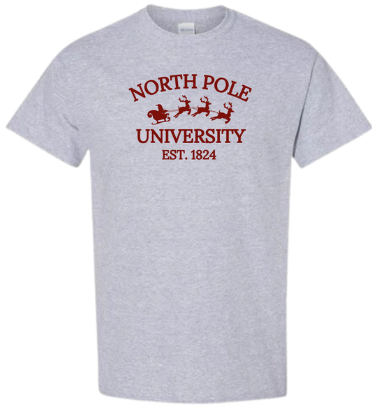 North Pole University Tee