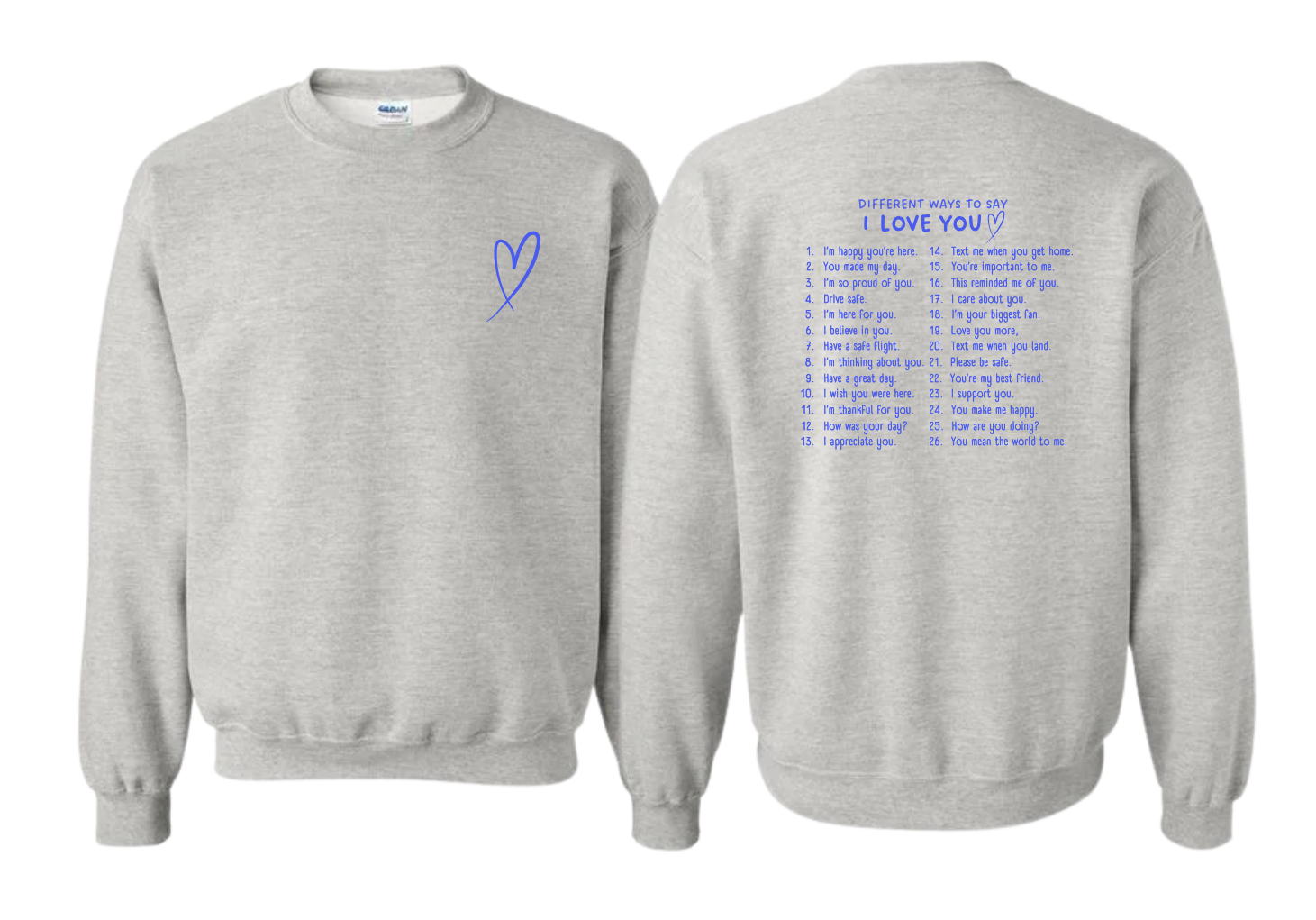 Ways to Say I Love You Crew